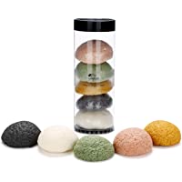 Miss Gorgeous Esponja Exfoliante Konjac (5 piezas) Esponja Exfoliante Facial Limpieza Facial Profunda Facial Bocanada de…